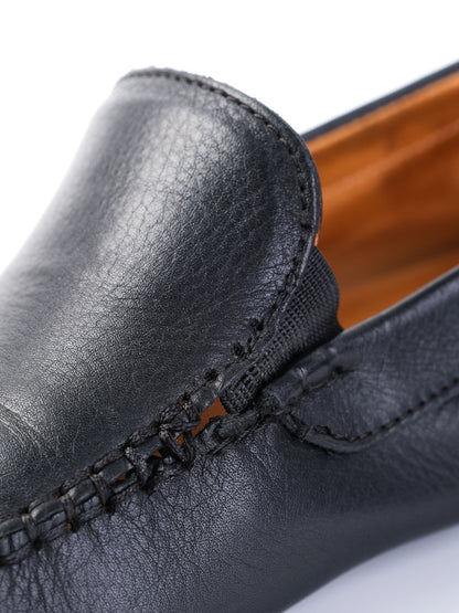 Average John Lobb Black Leather Loafers Size 42 for Men