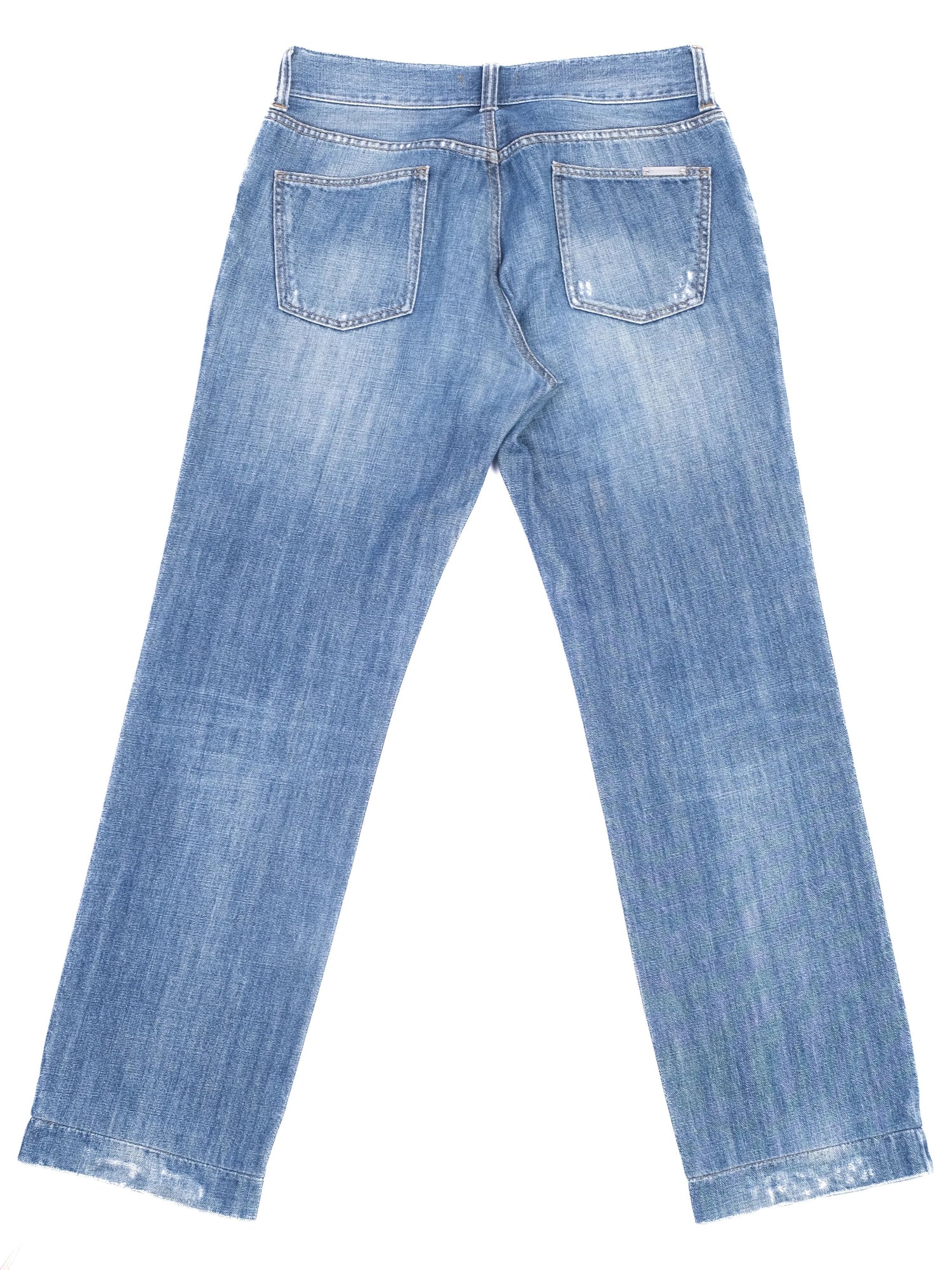 Excellent Dolce Gabbana Blue Denim Jeans Size XL Cotton