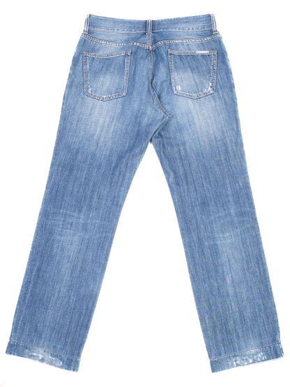 Excellent Dolce Gabbana Blue Denim Jeans Size XL Cotton