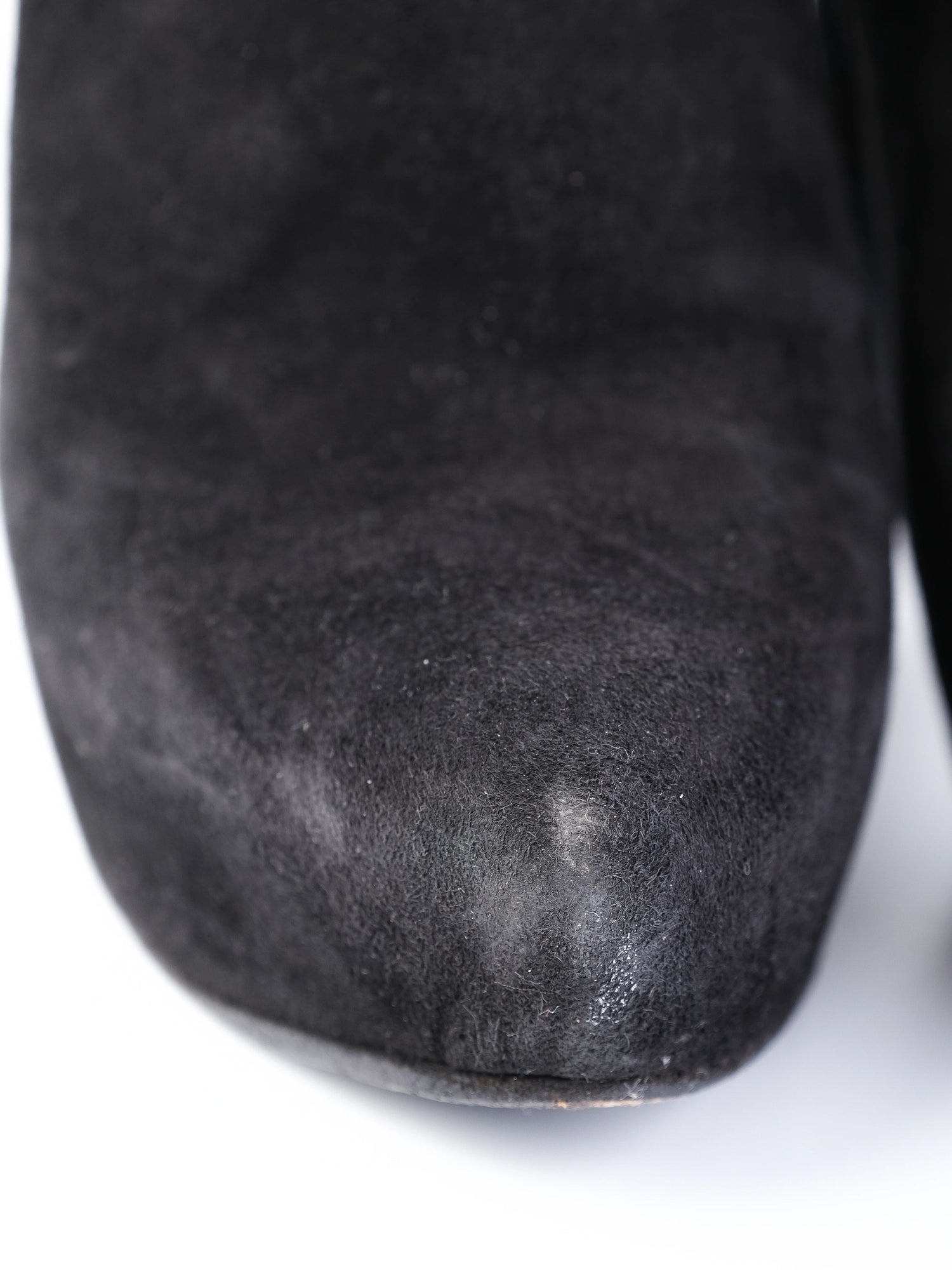 Excellent Prada Black Leather High-Heeled Ankle Boots Size 35.5