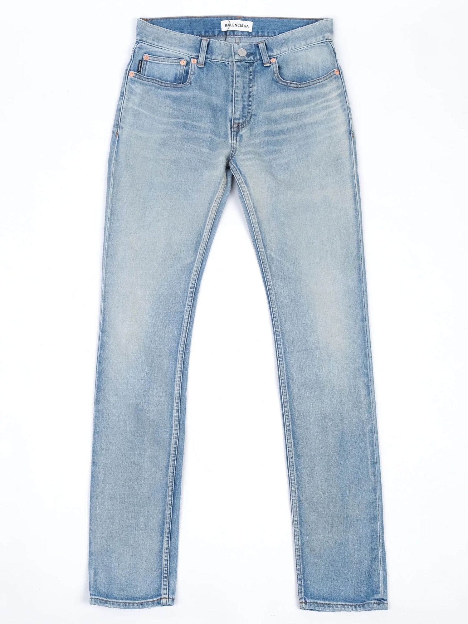 NEW Balenciaga Light Blue Jeans Cotton Size S for Women