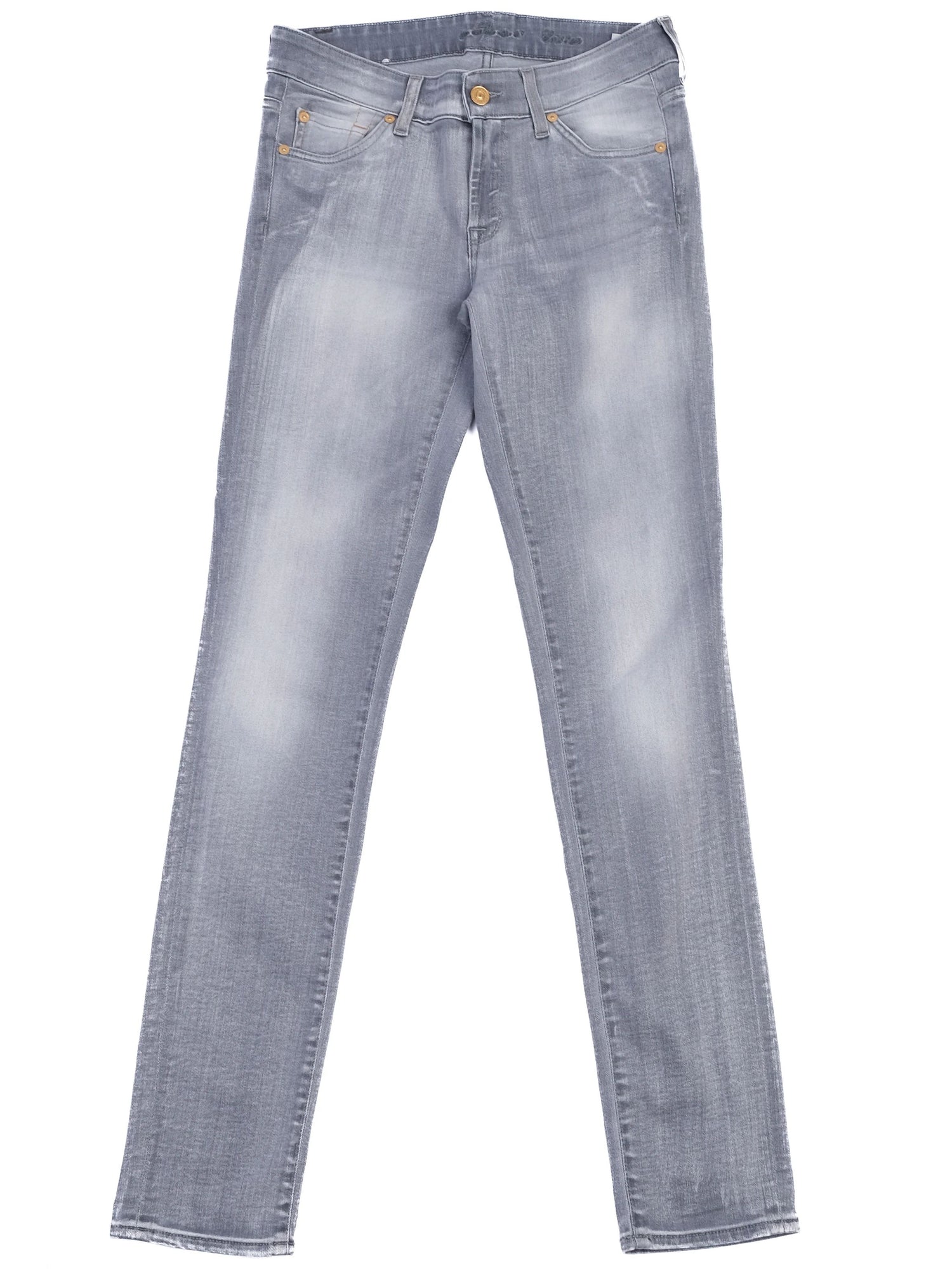 Excellent For All 7 Mankind Gray Jeans Women&