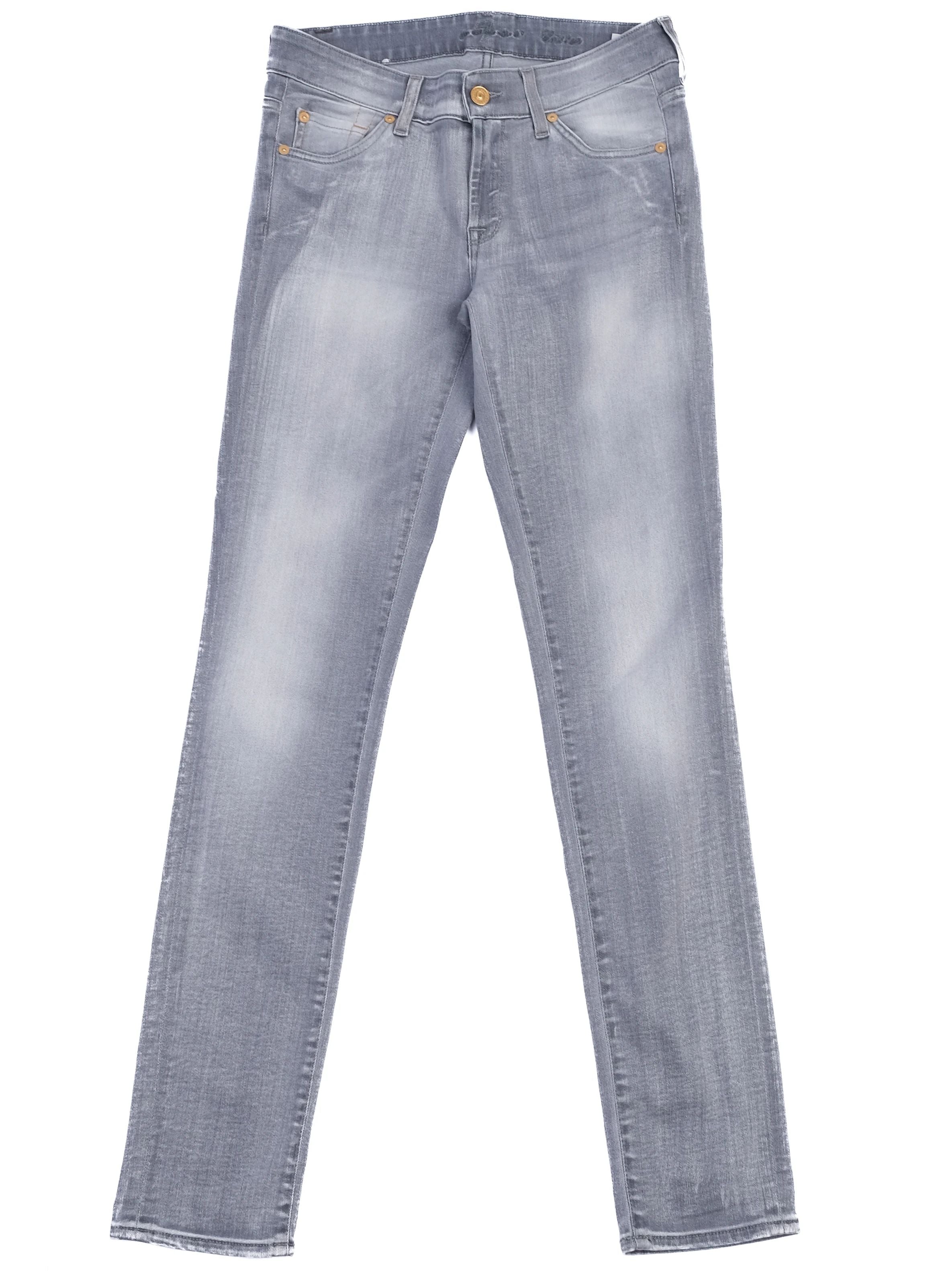 Excellent For All 7 Mankind Gray Jeans Women&