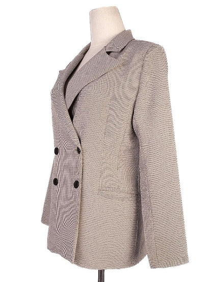 Average Love Moschino Orange Checked Two-Piece Suit Size S