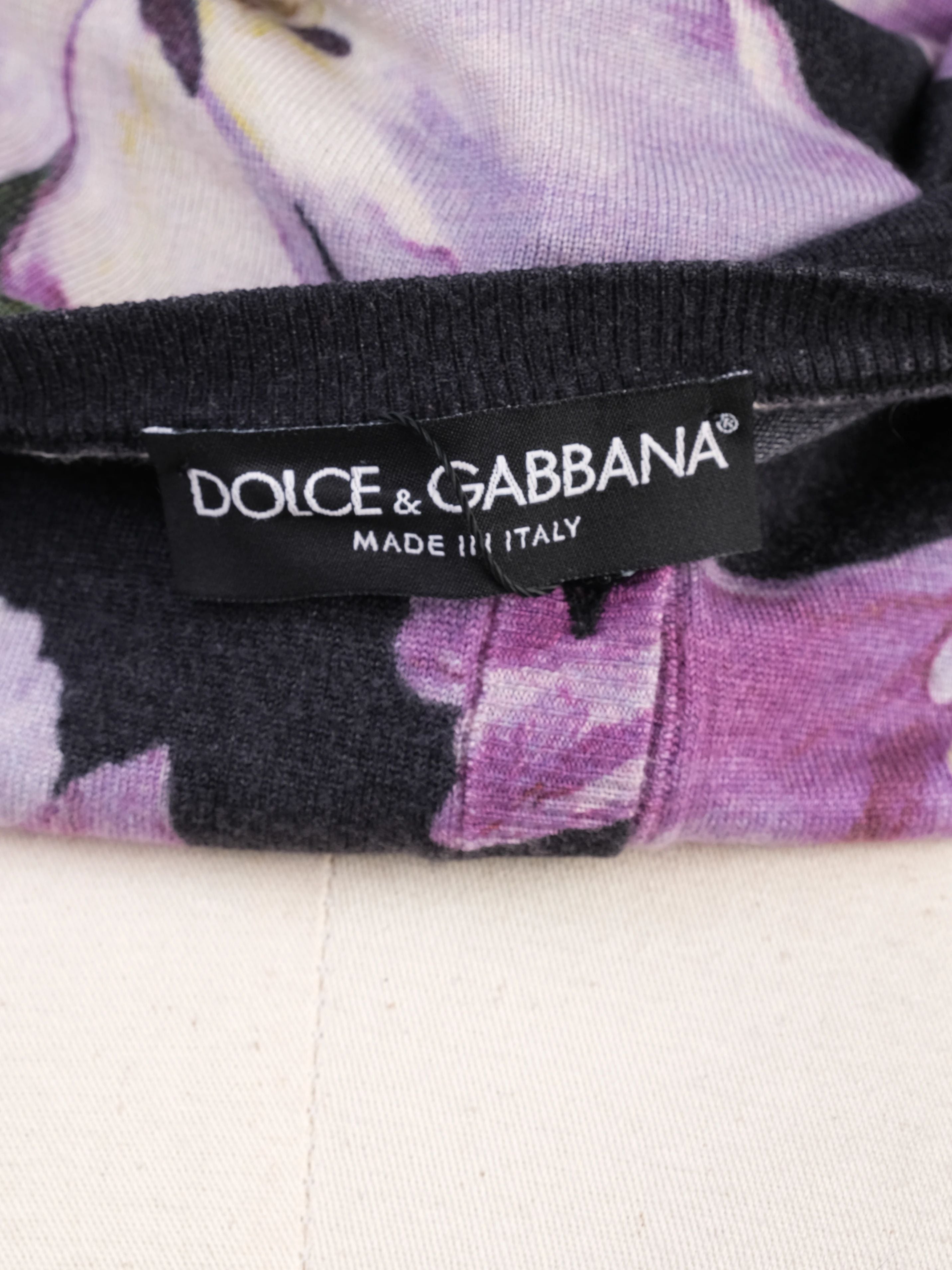Excellent Dolce Gabbana Floral Silk Cardigan Women XS Combined Color