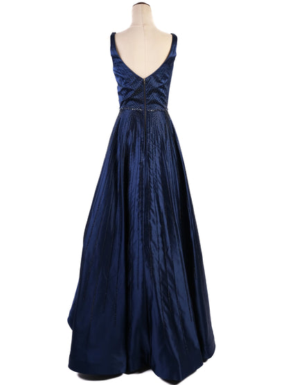 Perfect Sherri Hill Blue Evening Gown Size XS Polyester