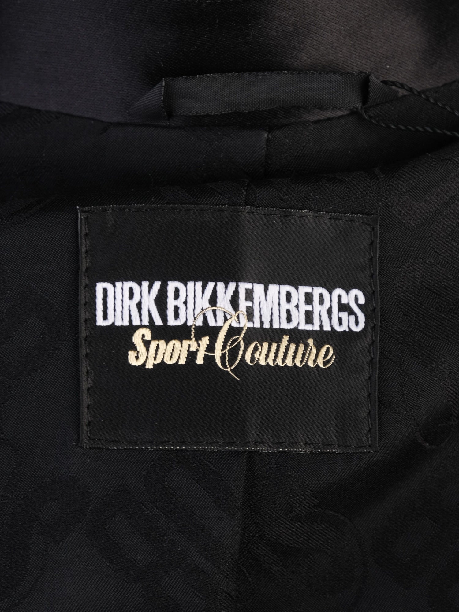 Excellent Bikkembergs Black Tuxedo Jacket Satin Lapels Size L
