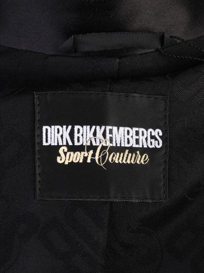 Excellent Bikkembergs Black Tuxedo Jacket Satin Lapels Size L