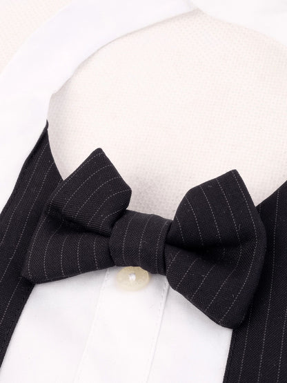 Excellent Dolce Gabbana Baby Bib Tuxedo Design Size 9 Months