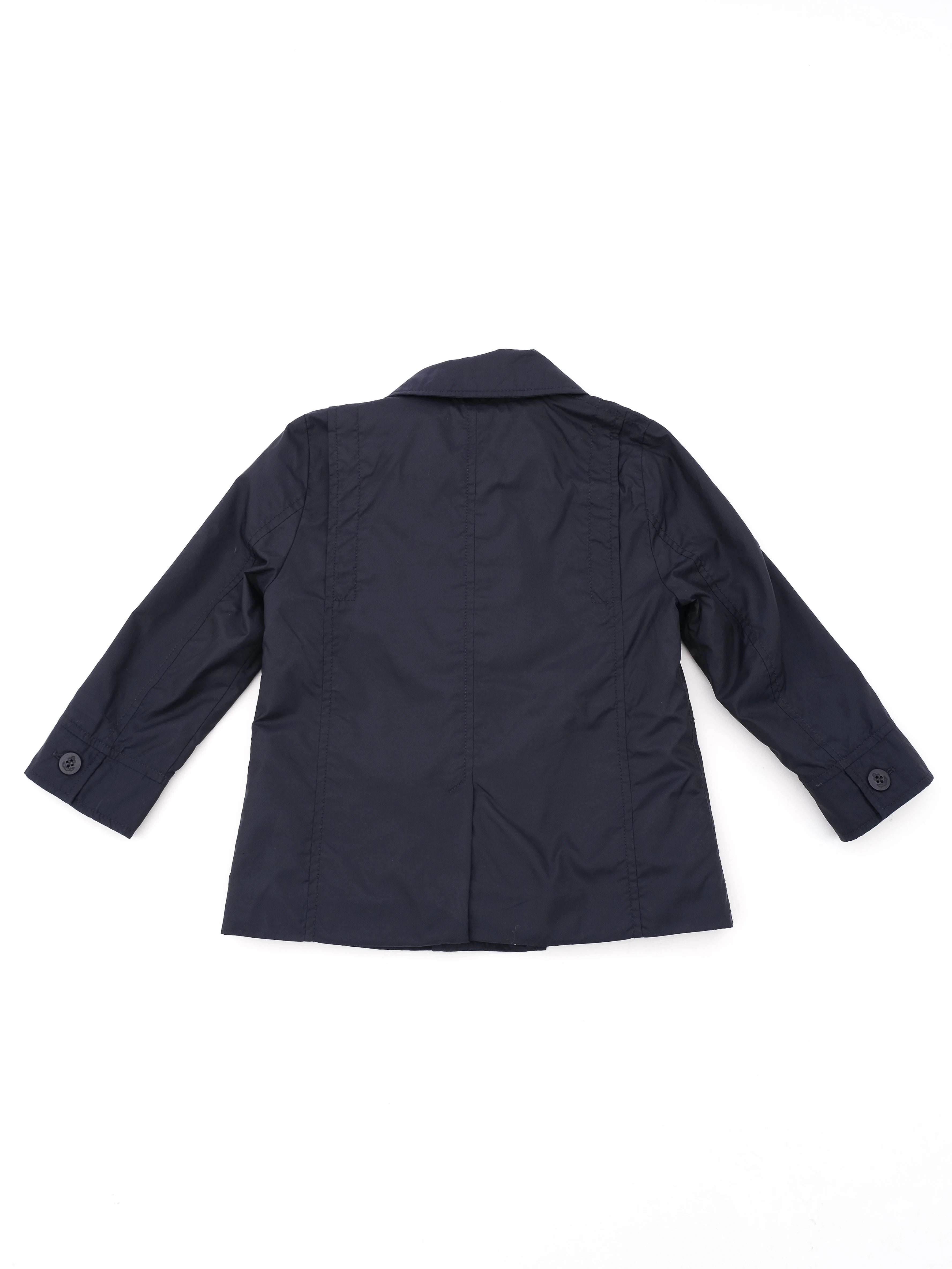 Excellent Dolce Gabbana Kids Blue Double-Breasted Coat Size 4