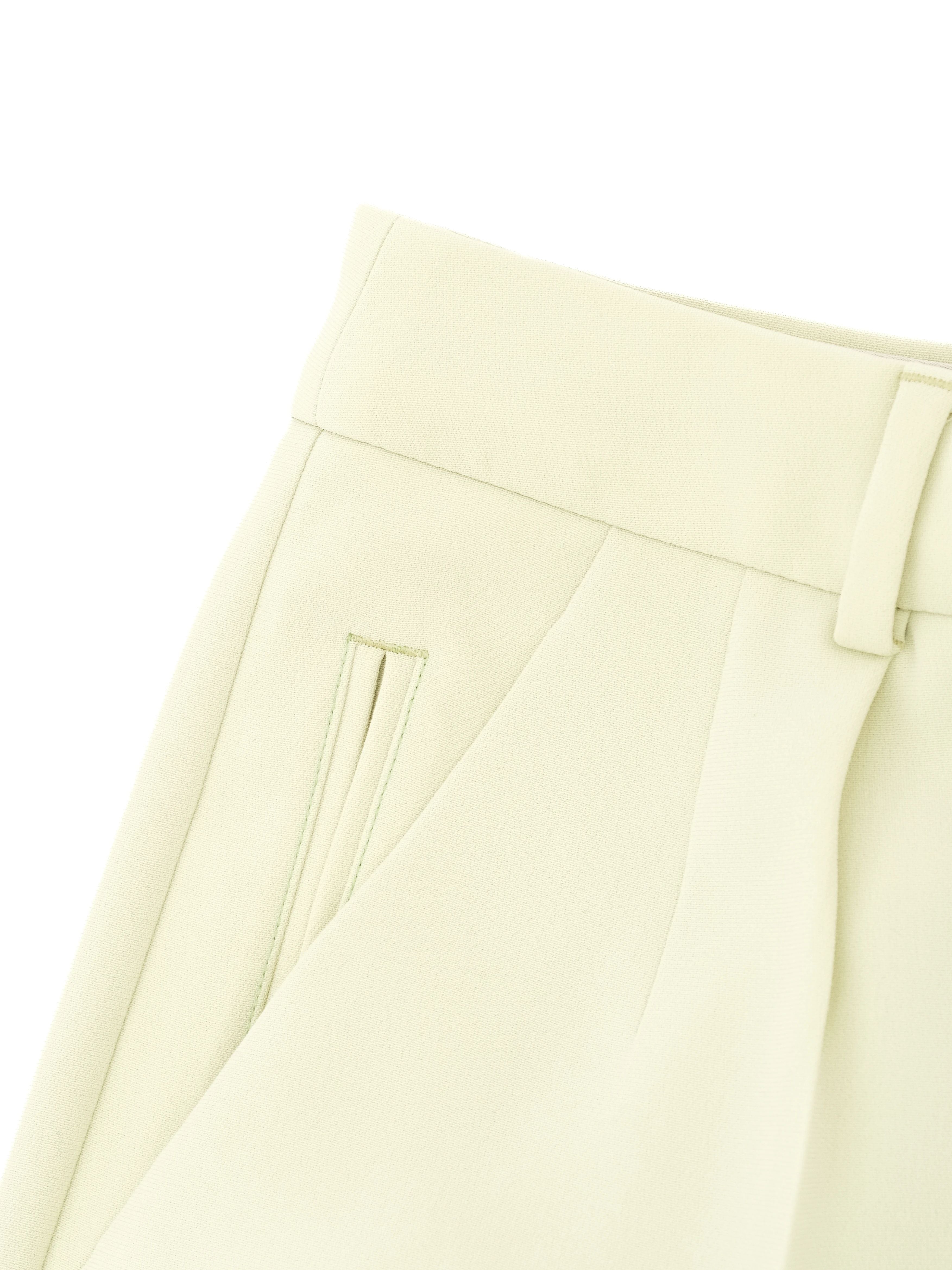 Excellent Max Mara Green Trousers Size M Triacetate Women