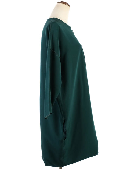 Celine Green Silk Dress Size M Excellent Condition WomenÕs Fashion