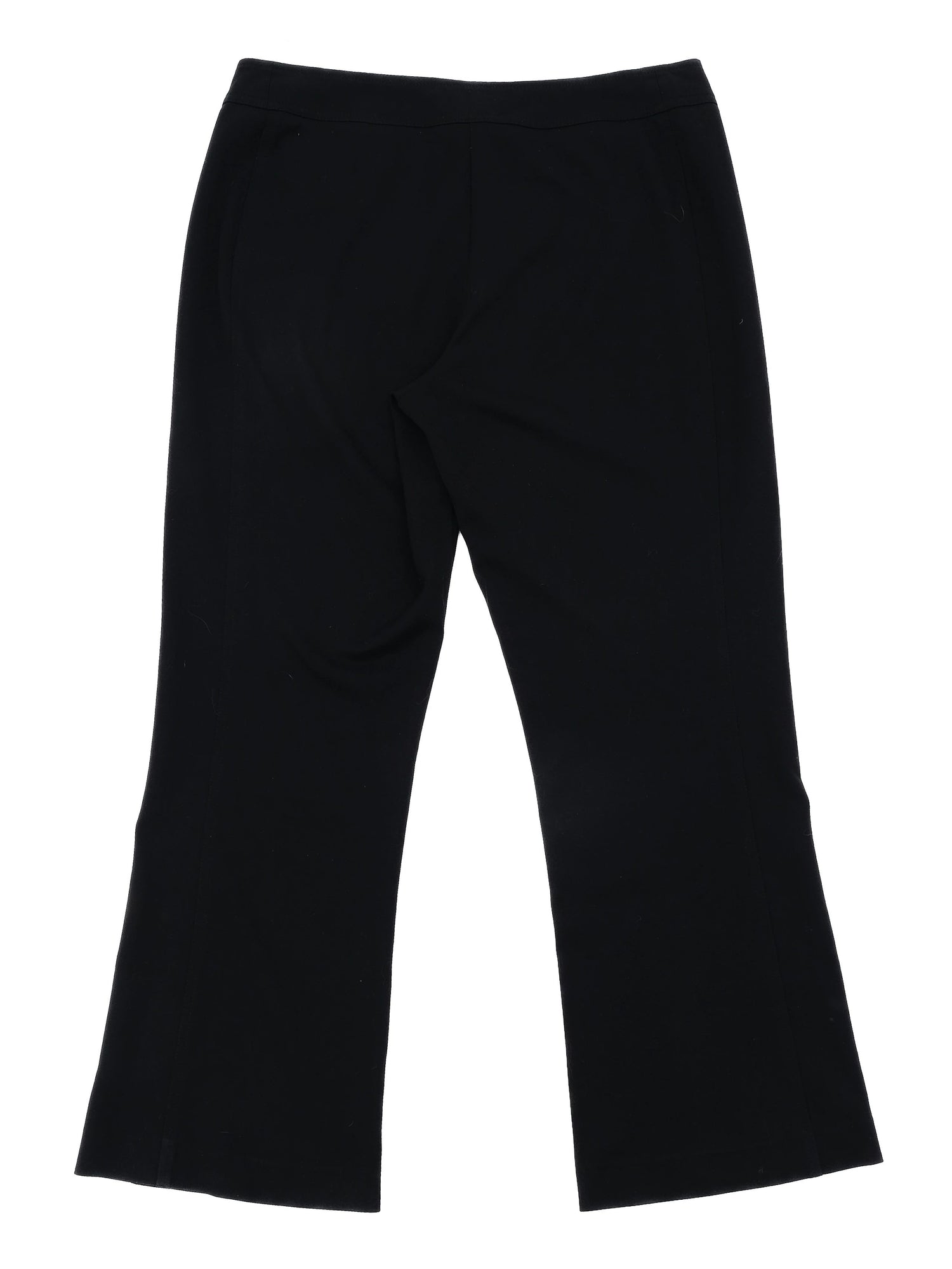 Excellent Marina Rinaldi Black Viscose Pants Size M Made in Italy