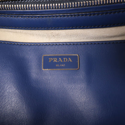 Prada Cowhide Leather 2Way Shoulder Bag 2way Shoulder Bag Blue Calfskin (cowhide) Bn 2857