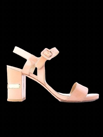 Excellent Stuart Weitzman Orange Leather High-Heeled Sandals Size 38