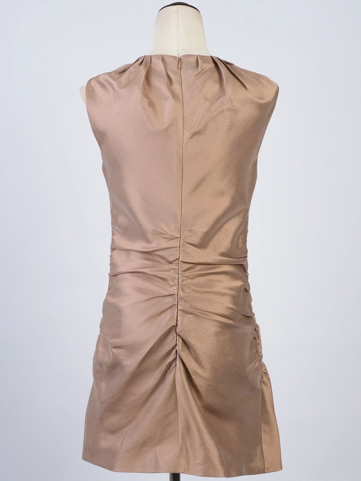 Excellent Prada Gray Wool Sleeveless Dress Size XS