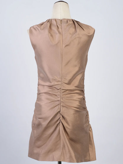 Excellent Prada Gray Wool Sleeveless Dress Size XS