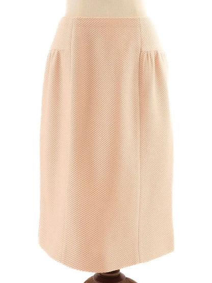 Excellent Moschino Pink Peplum Top &amp; Pencil Skirt Set Size M