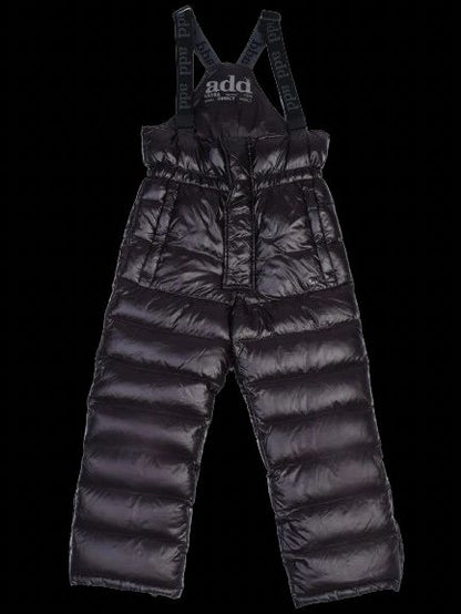Excellent ADD Black Nylon Padded Snow Pants Size 6 for Kids