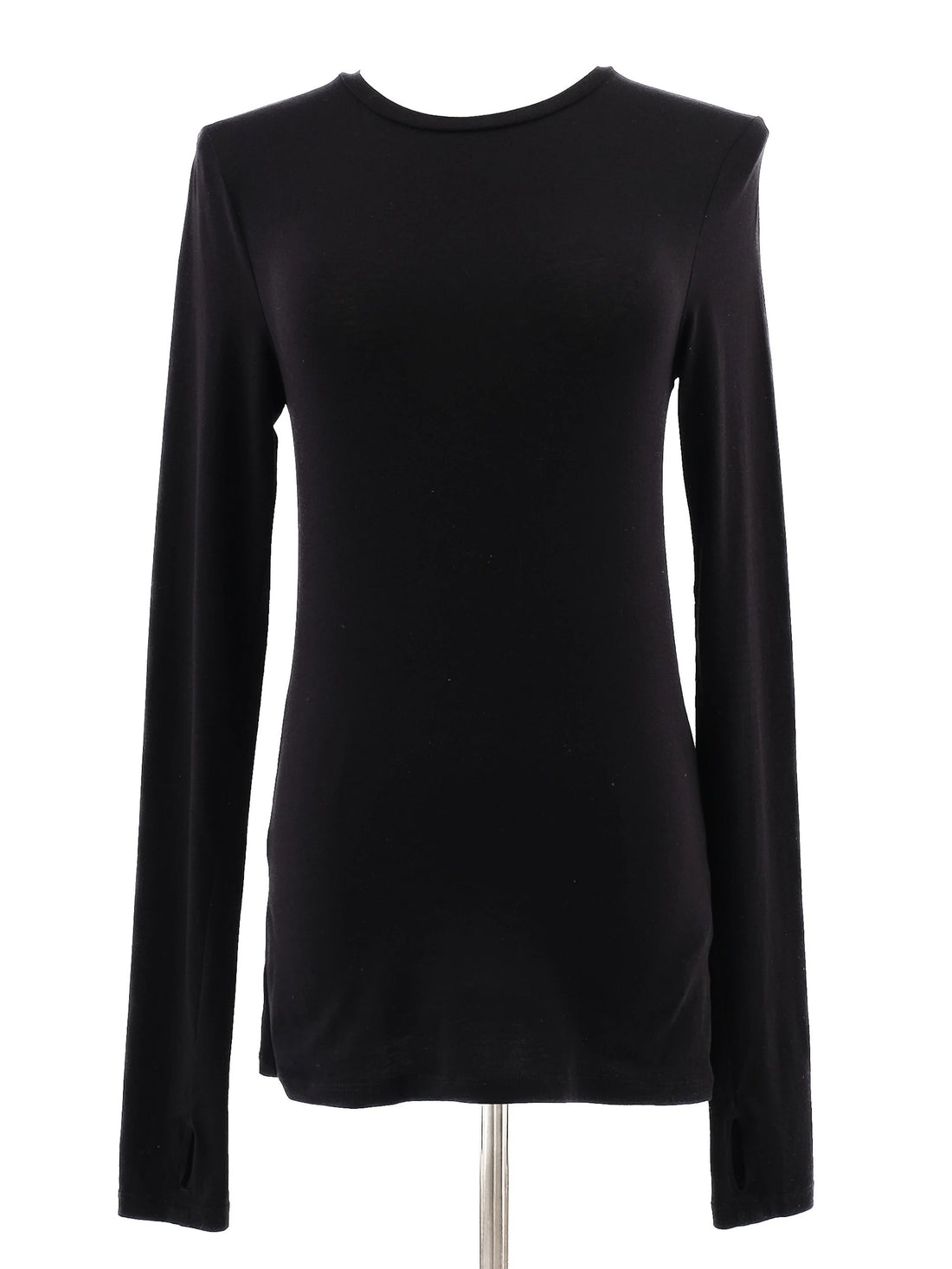 Excellent Cos Black Long Sleeve Shirt Size XS Elastane Women
