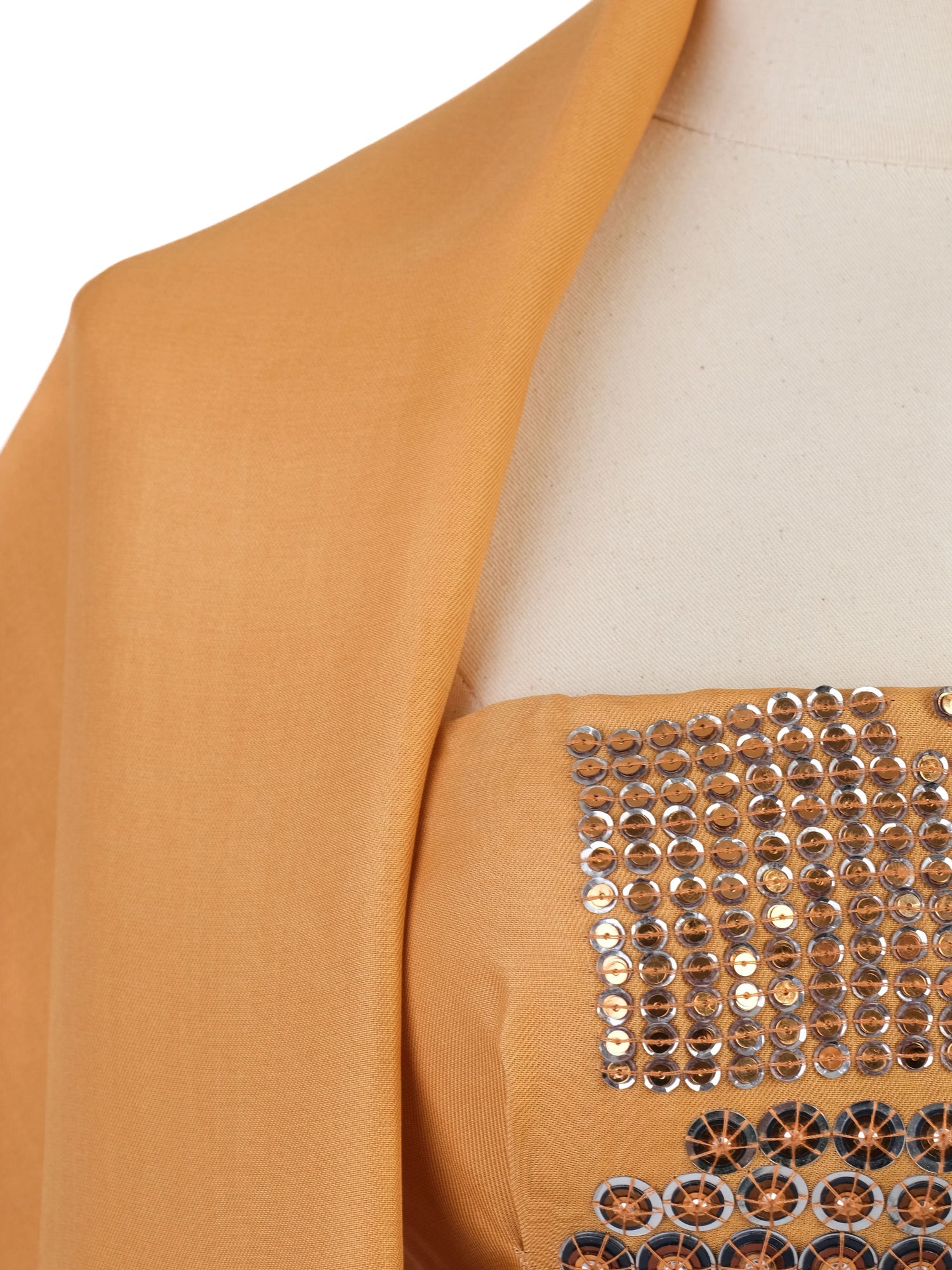 Excellent Missoni Yellow Silk Strapless Evening Gown Size M