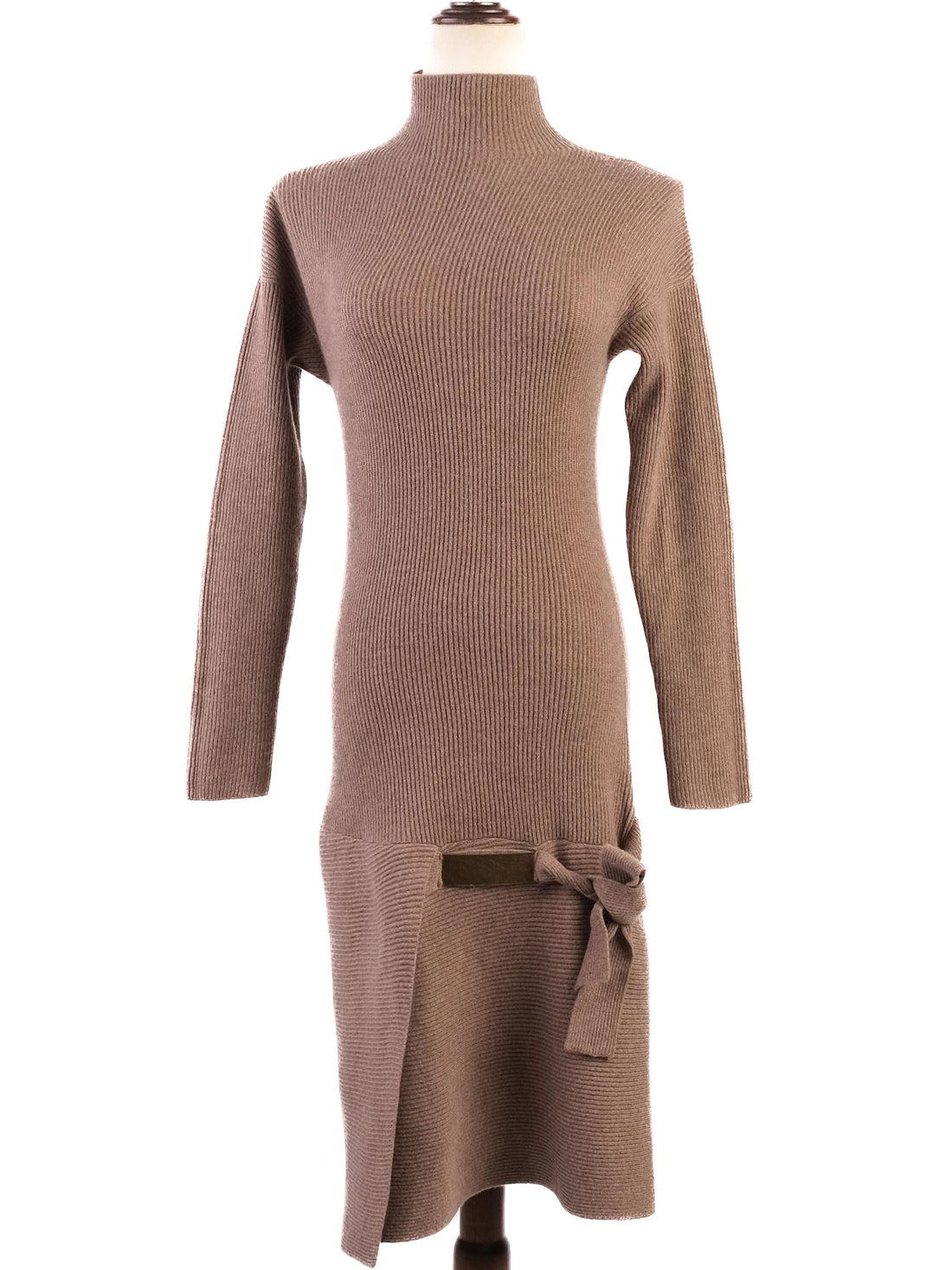 Perfect Brunello Cucinelli Orange Cashmere Dress Size S