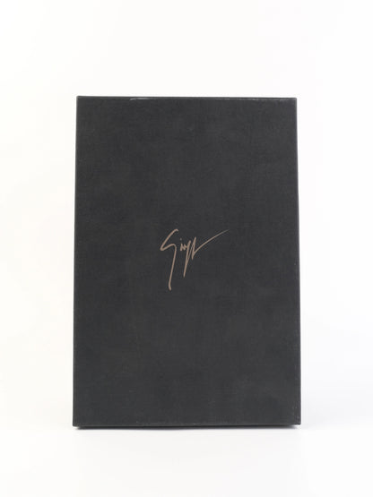 Excellent Giuseppe Zanotti Black Leather High-Heeled Shoes Size 39