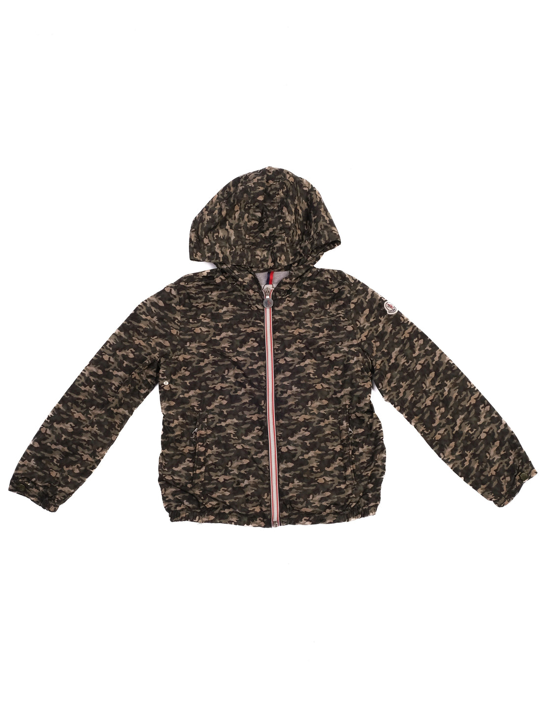 EXCELLENT Moncler Camouflage Jacket for Kids Size 6 Nylon Hooded