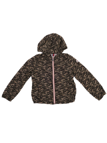 EXCELLENT Moncler Camouflage Jacket for Kids Size 6 Nylon Hooded