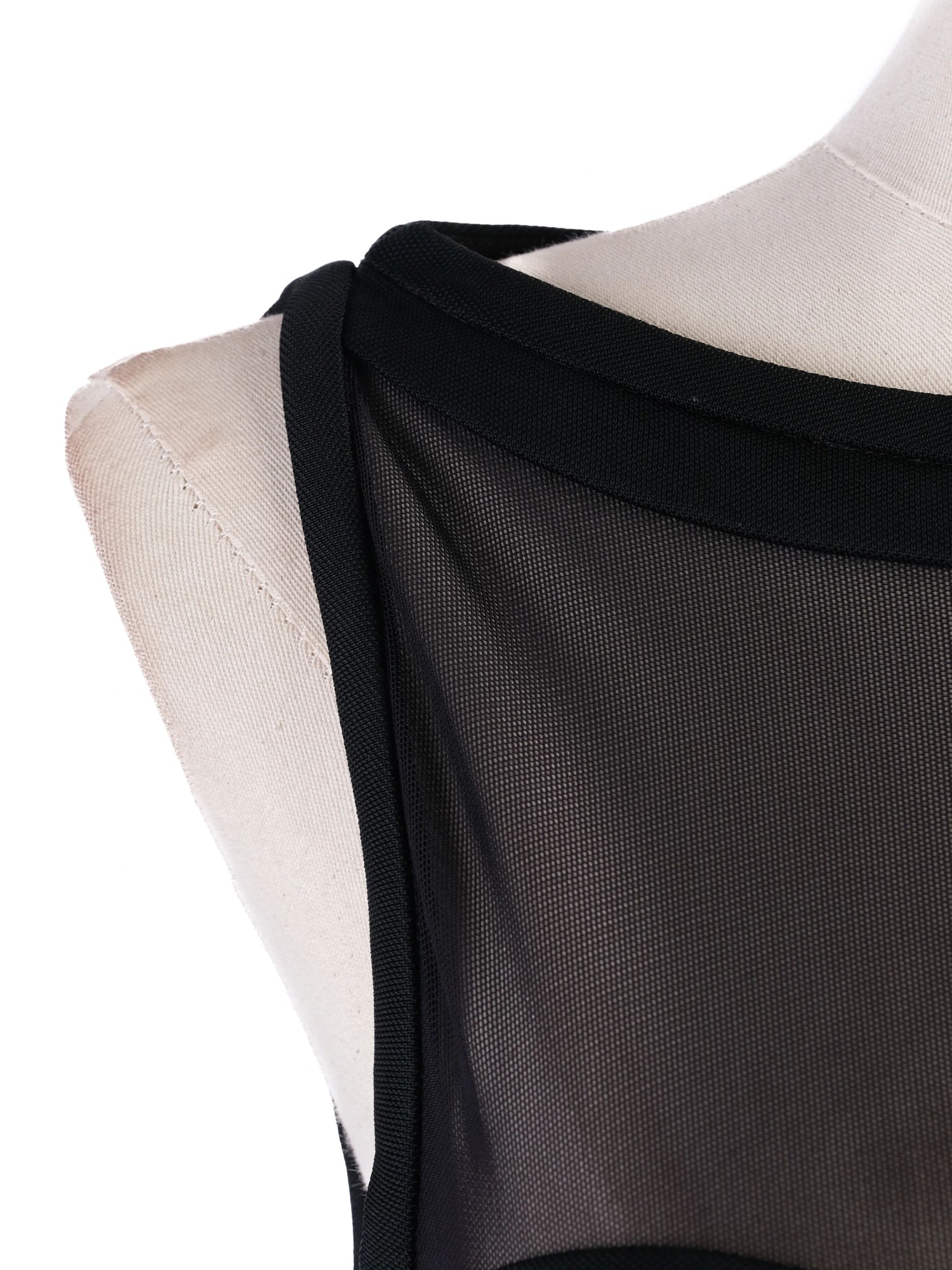 Excellent Karen Millen Black Viscose Dress Size M with Peplum Detail