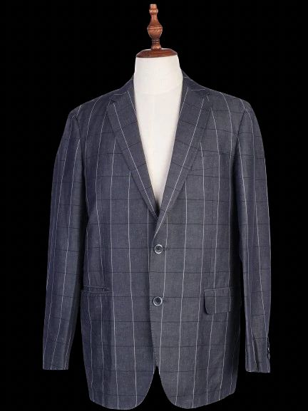 Excellent Pal Zileri Gray Plaid Blazer Combined MenÕs Size