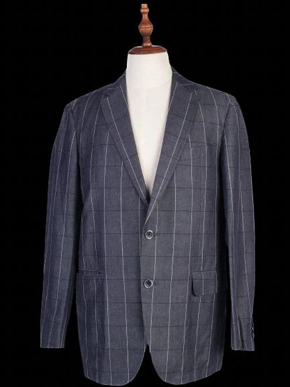 Excellent Pal Zileri Gray Plaid Blazer Combined MenÕs Size
