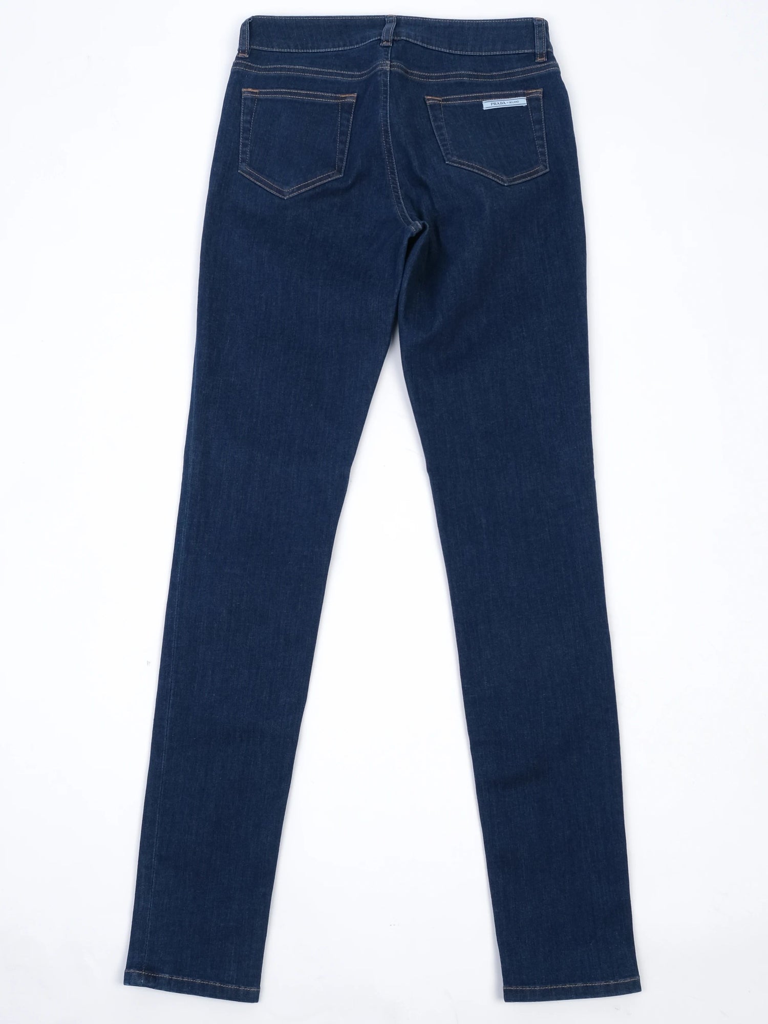 Excellent Prada Dark Blue Jeans Size S Women Elastane