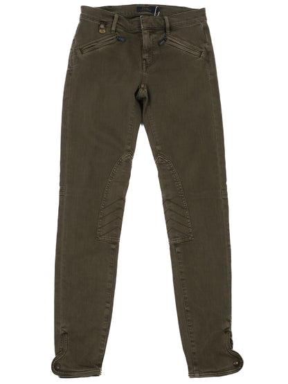 Excellent Polo Ralph Lauren Olive Green Viscose Pants Size S