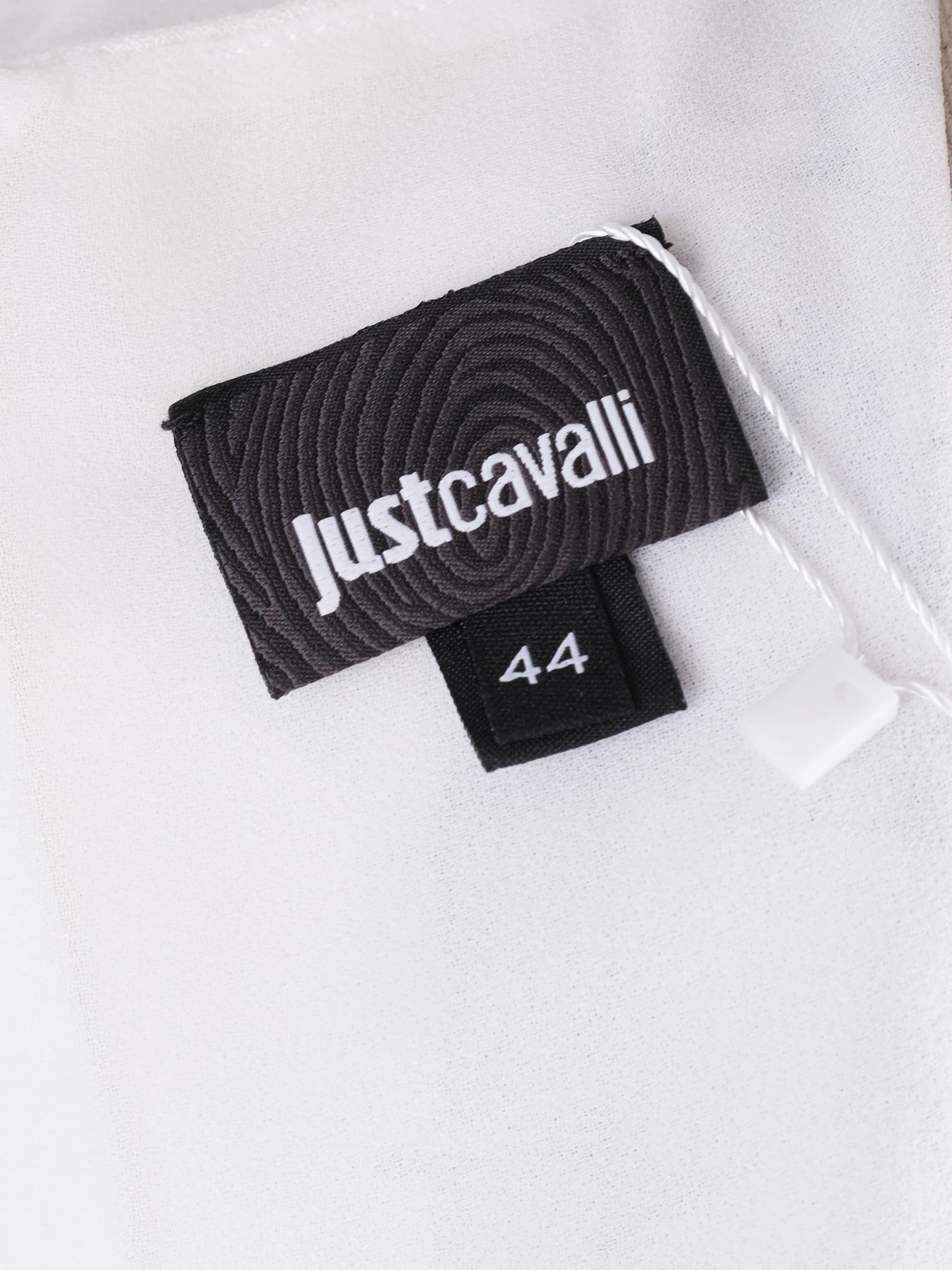 Excellent Just Cavalli Sleeveless V-Neck Tropical Dress Size XL