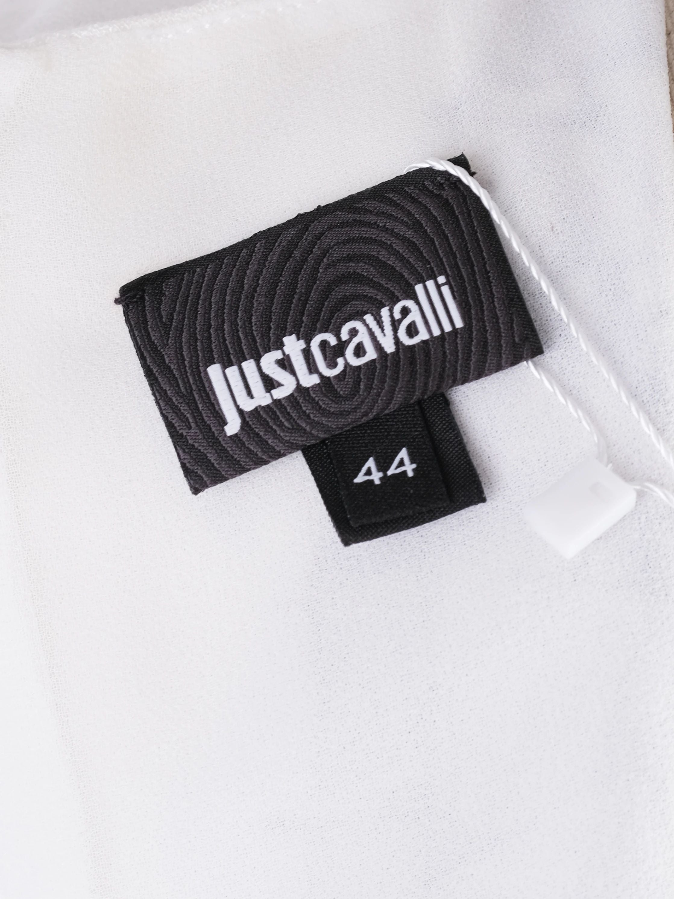 Excellent Just Cavalli Sleeveless V-Neck Tropical Dress Size XL