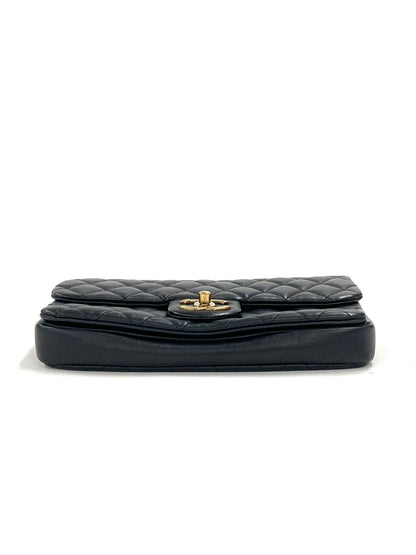 Chanel Medium Calfskin CC Crown Flap Bag