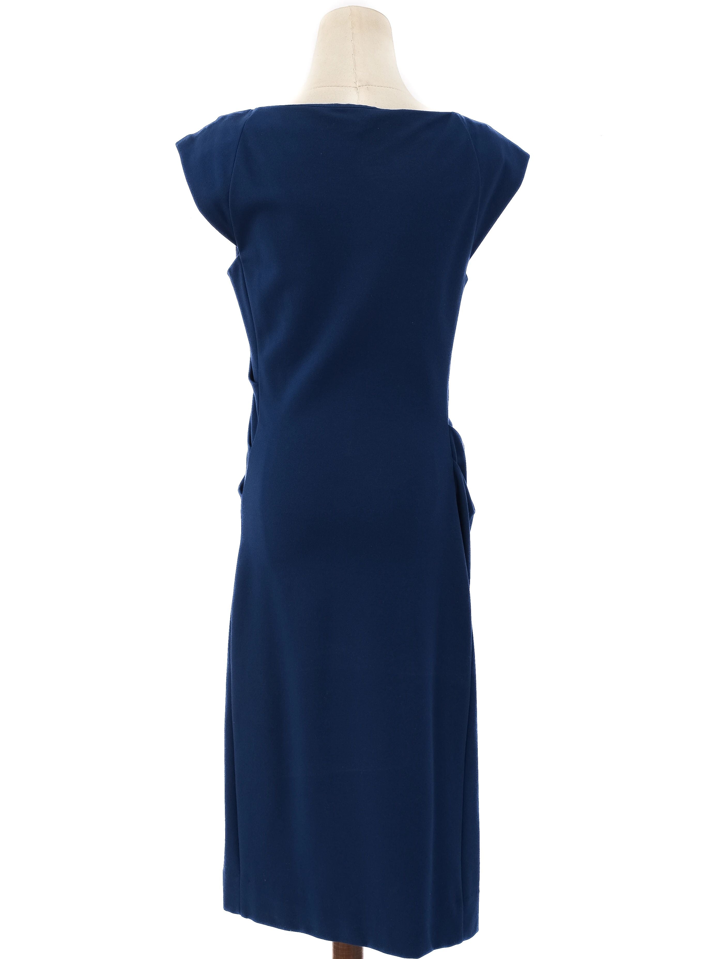 Excellent Diane von Furstenberg Blue Sleeveless Dress Size L