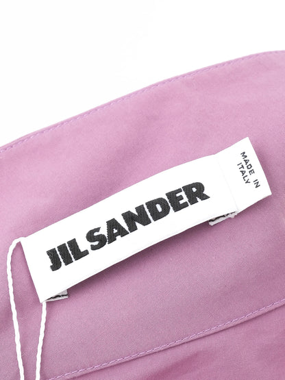 Excellent Jil Sander Pink Cotton Dress Size XL - Long Sleeve