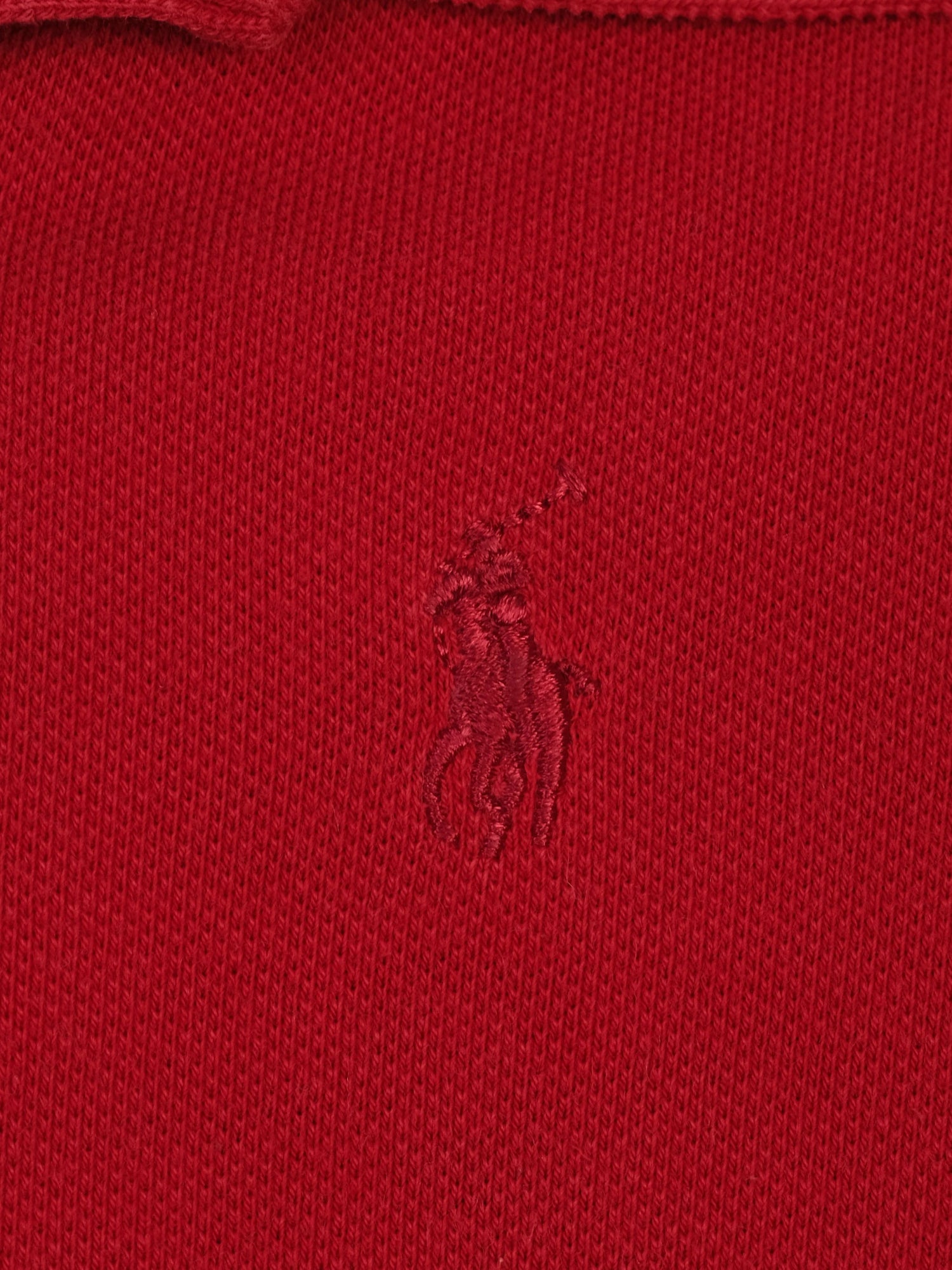 Excellent Ralph Lauren Red Dress Kids Size 7 with Gold Detailing