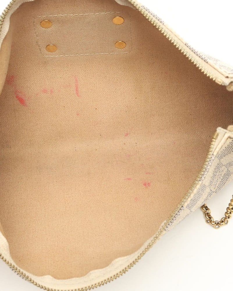 Louis Vuitton Damier Azur Eva Pochette Bag