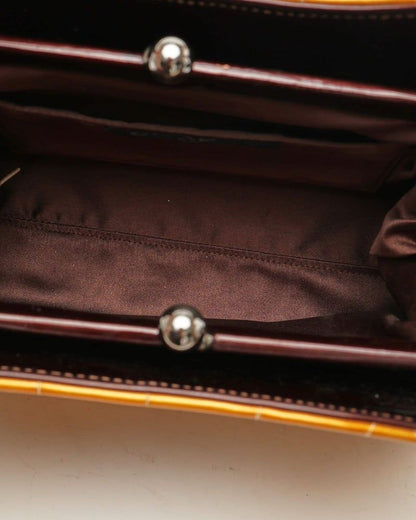 Chanel Chocolate Bar Patent Bag