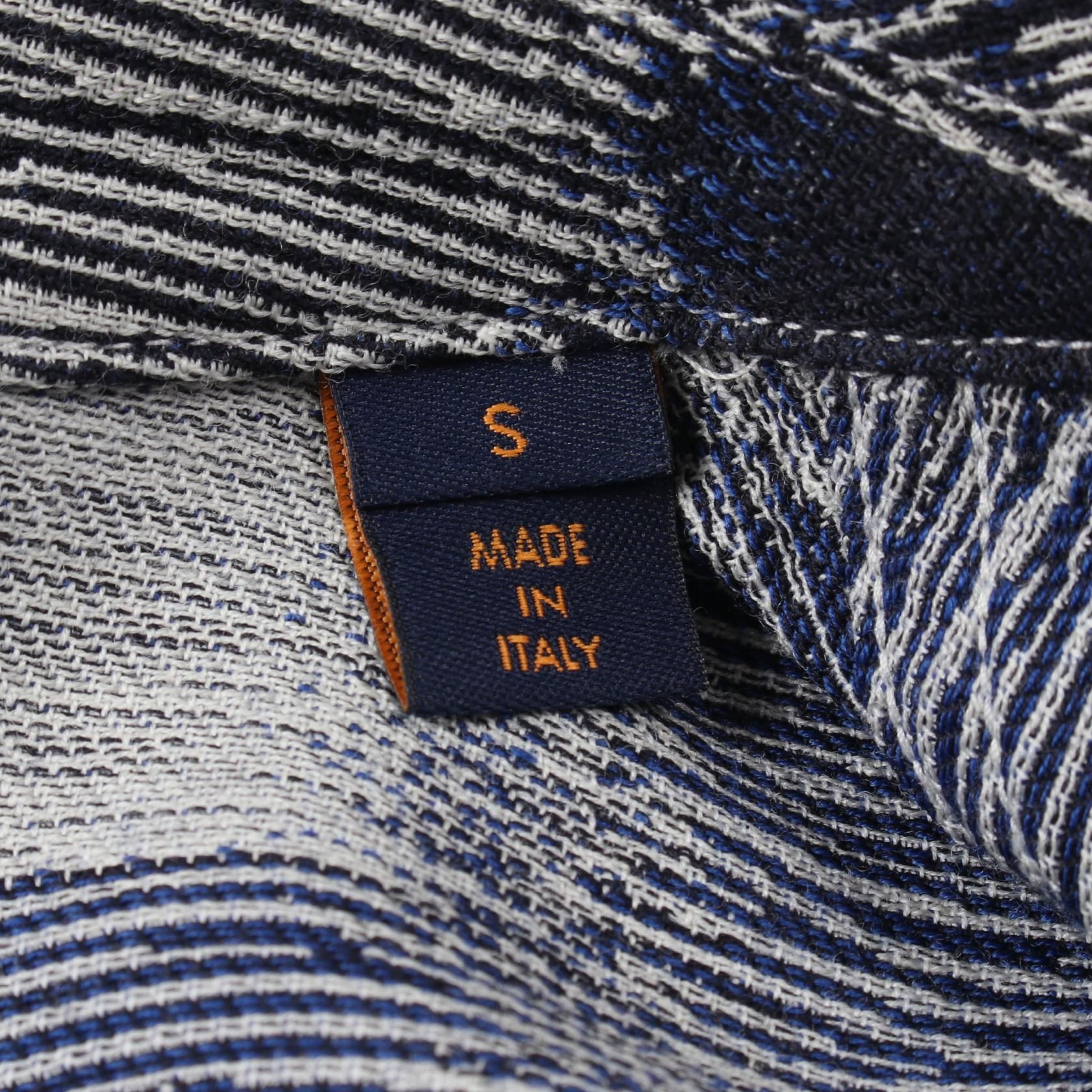 Louis Vuitton Damier Shirt Jacket Navy Gray Other Tops Rm 241m Fvd Hqs 04w