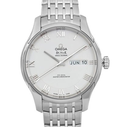 Omega De Ville Hour Vision 41mm Steel White Dial Men Watch 433.10.41.22.02.001