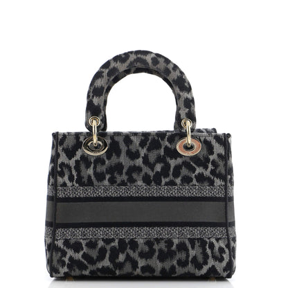 Christian Dior Lady D-Lite Bag Mizza Embroidered Canvas Medium