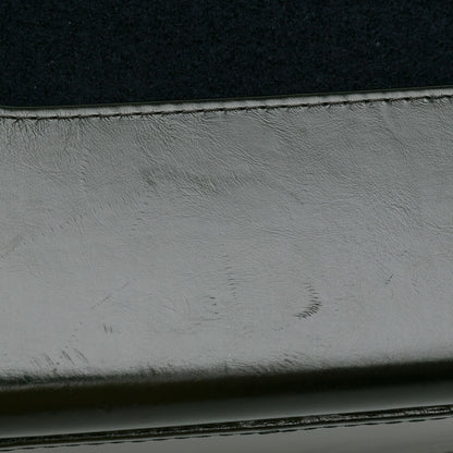 Chanel Medium Wool Paris-hamburg Embroidered Gabrielle Crossbody Blue