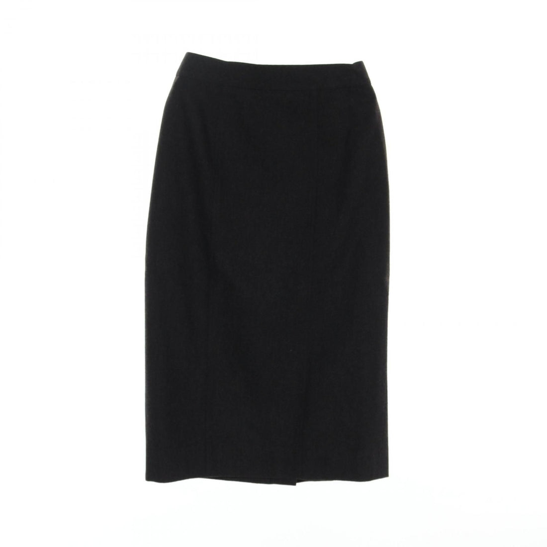 Chanel Coco Mark Button Skirt P 05858 Wool Gray 38