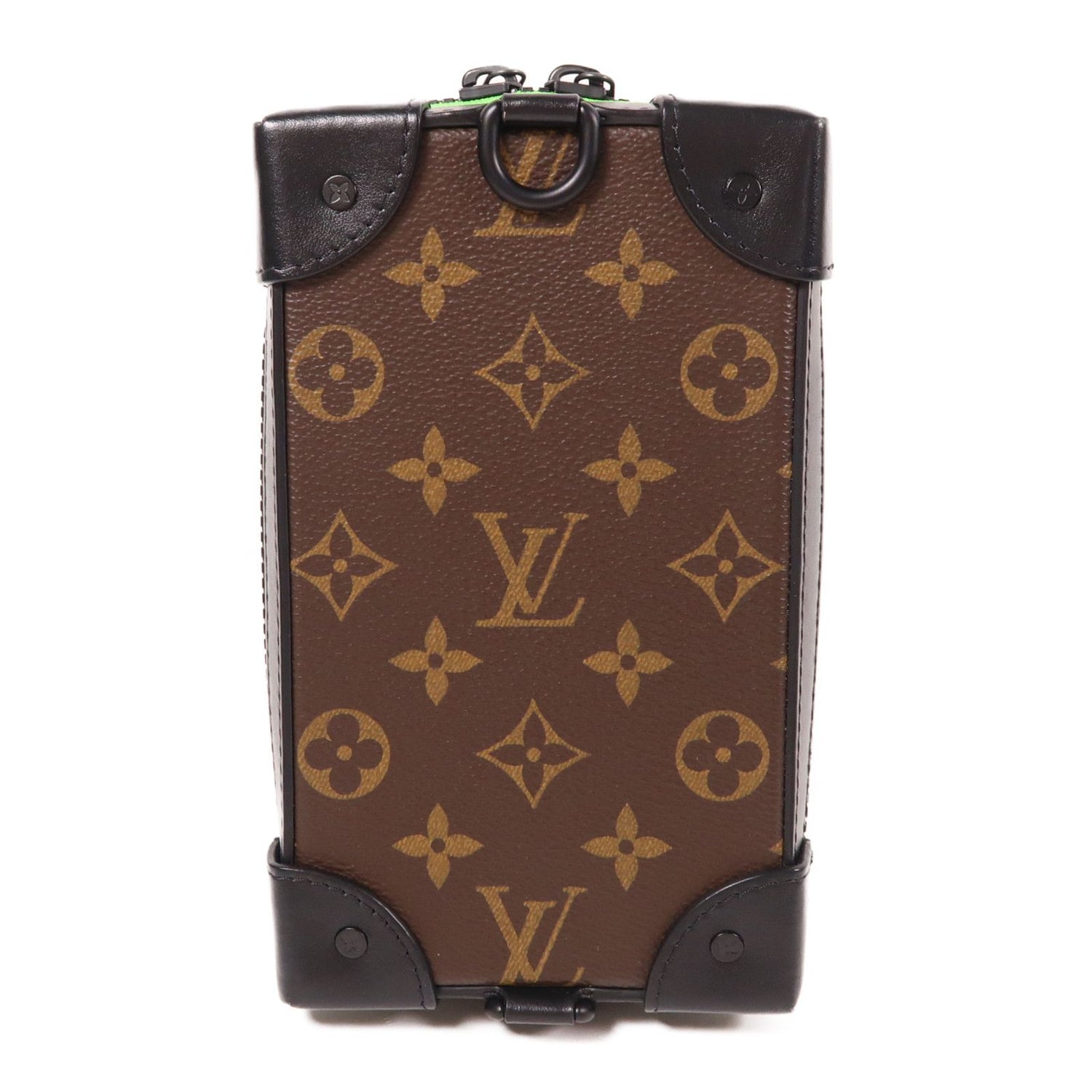 Louis Vuitton Monogram Soft Trunk Phone Box Shoulder Bag Black Shoulder Bag M 80144