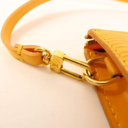 Louis Vuitton Epi Pochette Accessoires Pouch Kinpaku Handmade Bag Yellow Handbag M 5294a