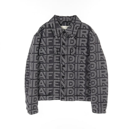 Fendi Marc Jacobs Denim Jacket Fw 1027 Am 6p Cotton Gray Mens 54